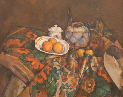 Still Life with Ginger Jar, Sugar Bowl, and Oranges